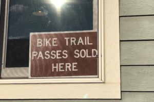 Added signage at both Mountain Bay Trail Bar in Eland and at All Aboard Nutrition in Shawano, for selling trail passes.