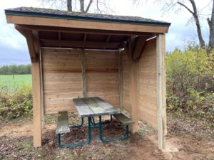 Over the course of Fall of 22 and Spring of 23, we have enhanced four shelters.